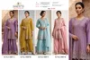 Zorista 11045 A To D Chinon Silk With Embrodery Work Redaymade Suits